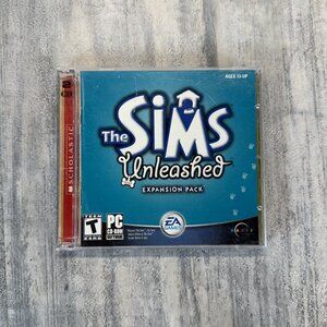 The Sims Unleashed Expansion Pack Pets PC CD-ROM 2 Disc Windows 95 98 XP Maxis
